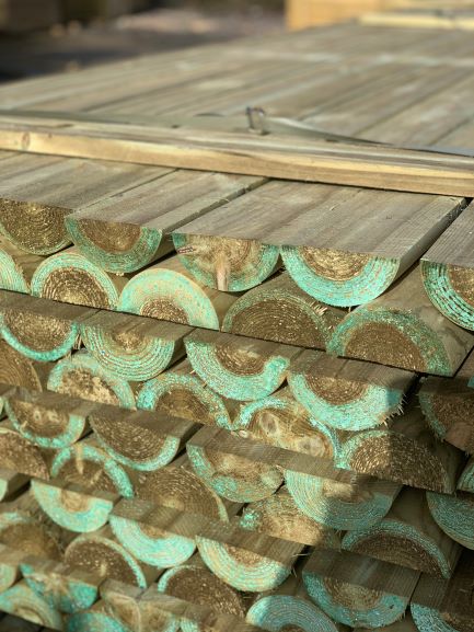 100mm Machine Half Round Rails