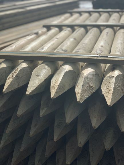 100mm Machine Round Posts